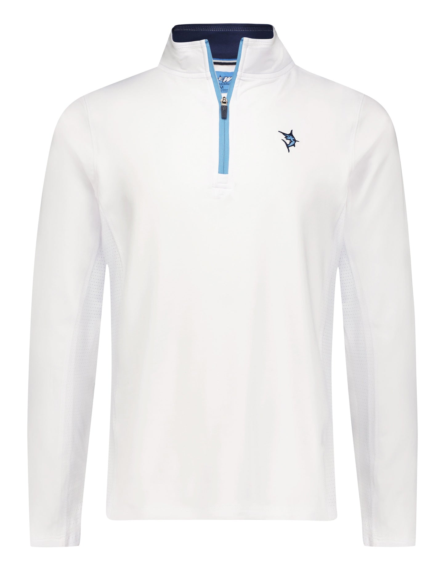 Montauk Quarter Zip Midweight Comfort White Water Life