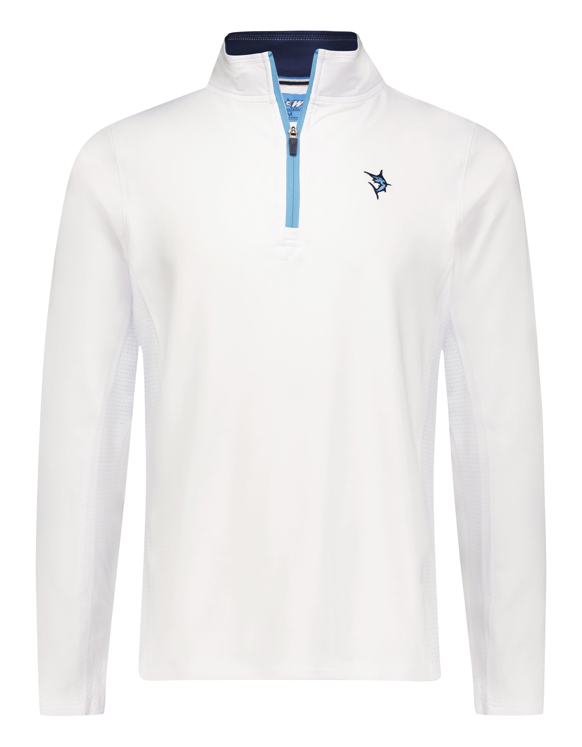 Montauk Quarter Zip Midweight Comfort White Water Life