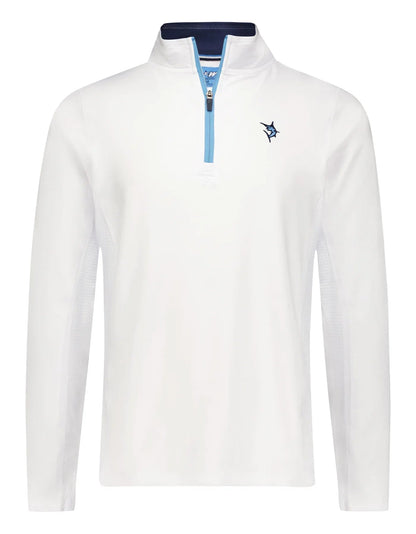 Montauk Quarter Zip Midweight Comfort White Water Life