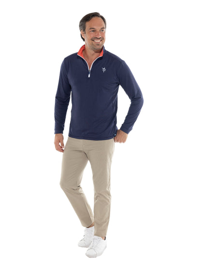 Monterey Performance Quarter Zip White Water Life