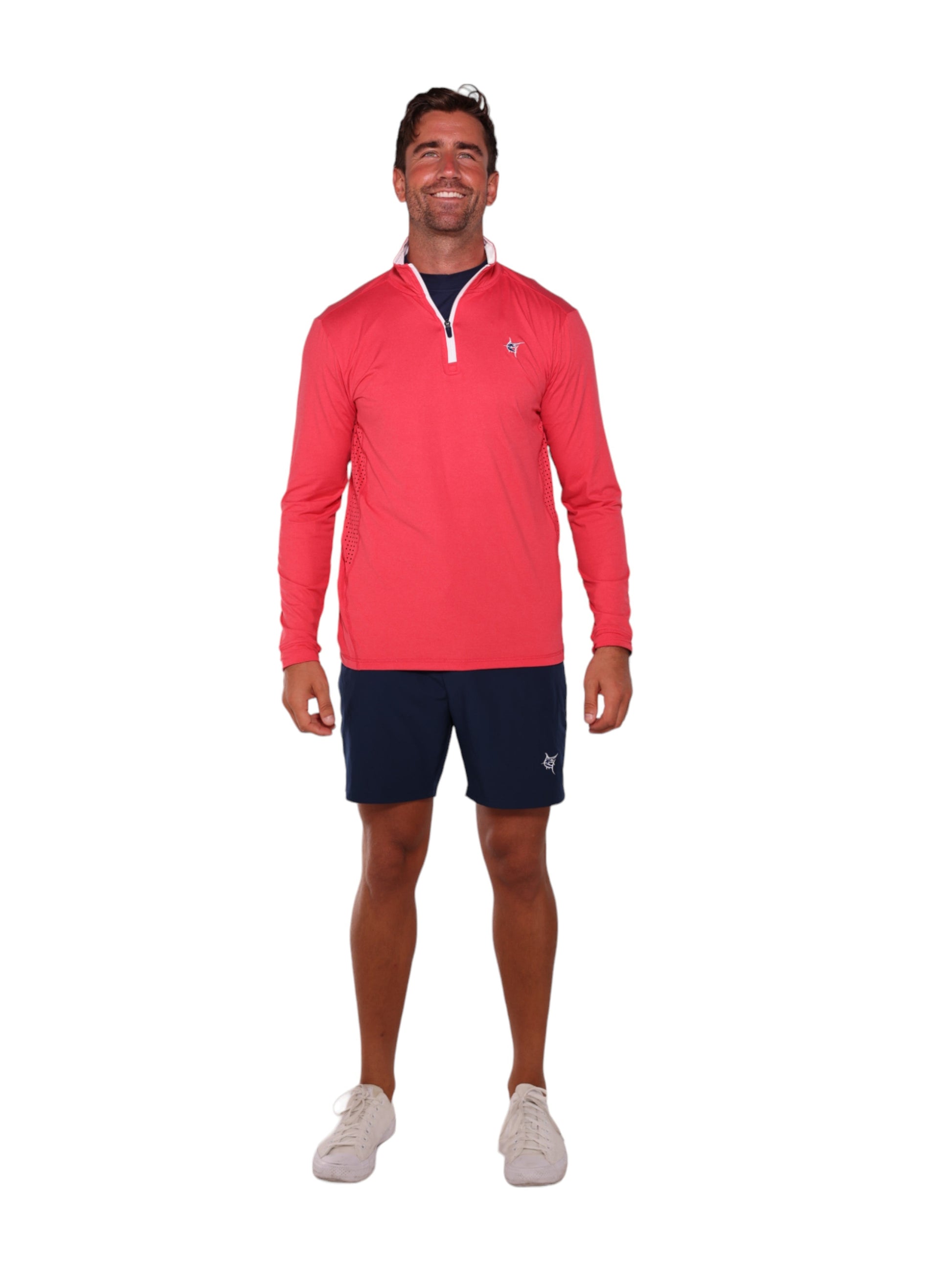 Monterey Performance Quarter Zip White Water Life