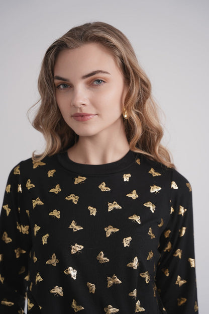 Printed Butterfly Nursing Lounger MOOD + ELLWI
