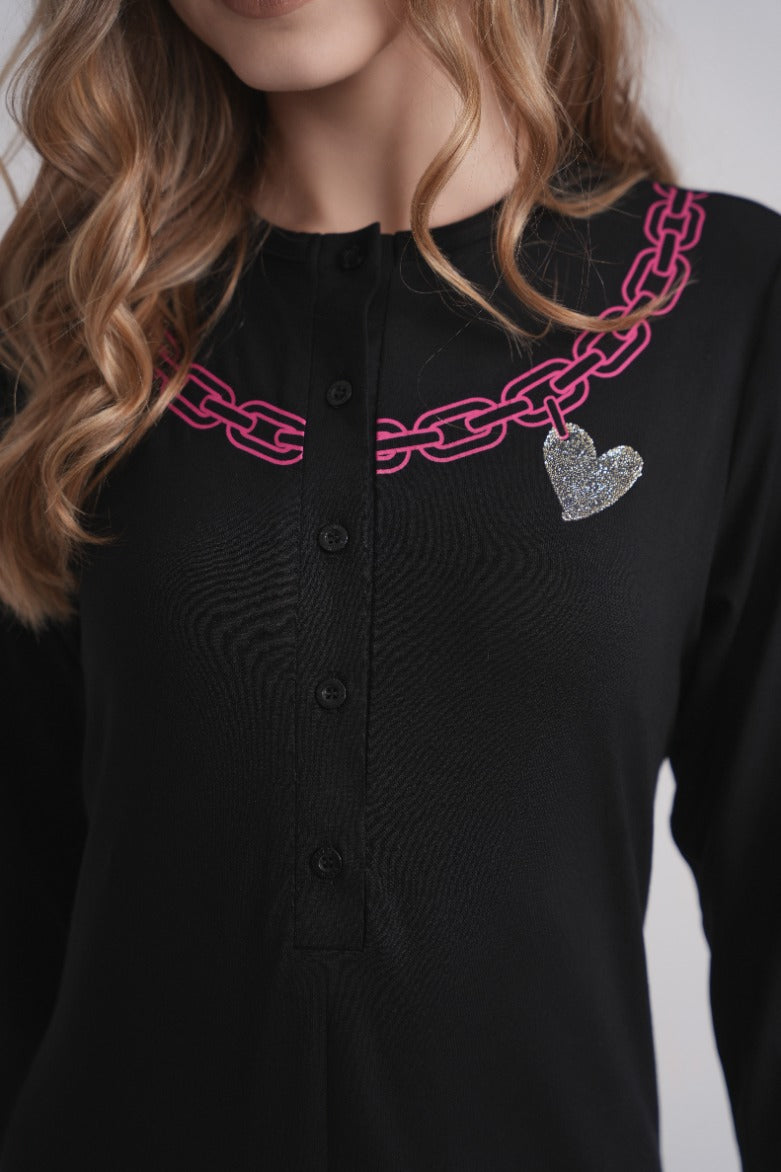 Chain Design Nightgown MOOD + ELLWI