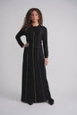 Colored Taping Trim Nursing Nightgown MOOD + ELLWI