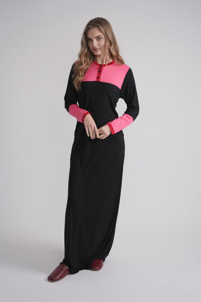 Colorblock Nursing Nightgown MOOD + ELLWI