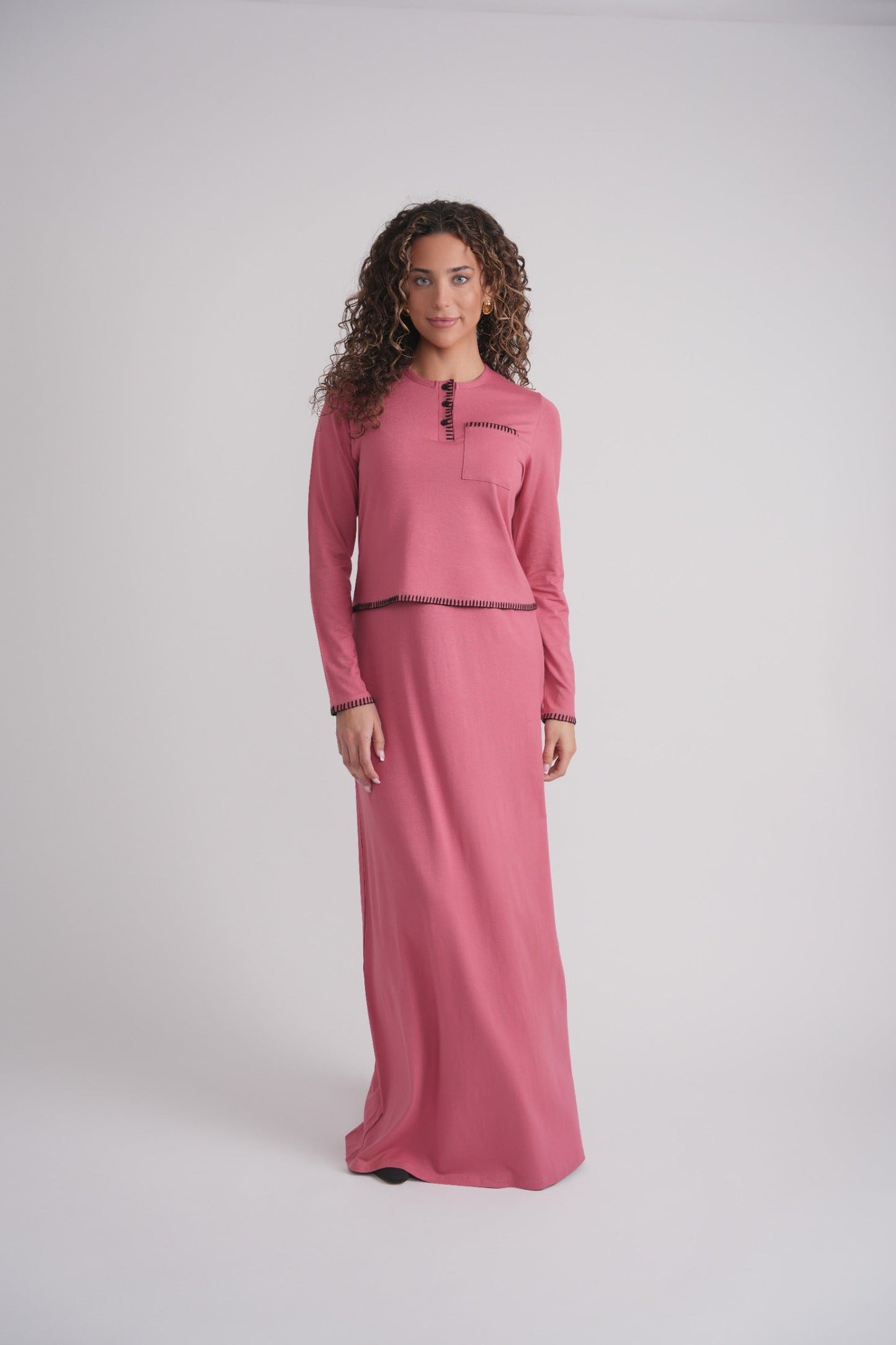 Blanket Stitch Nursing Nightgown MOOD + ELLWI