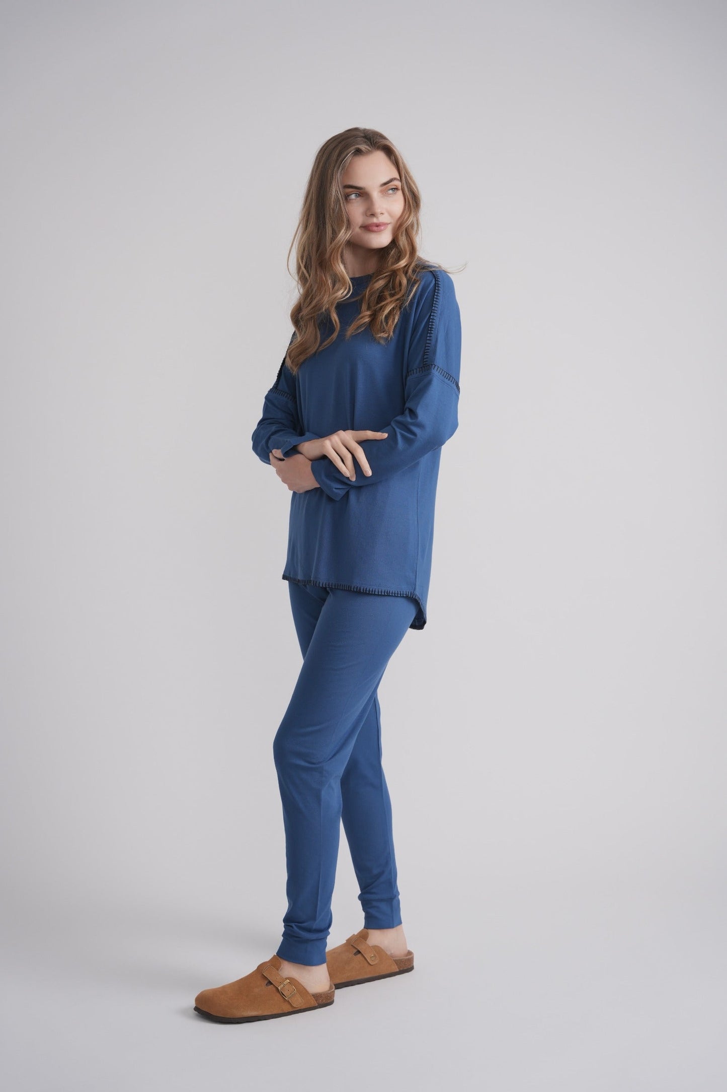 Blanket Stitch Pajams MOOD + ELLWI