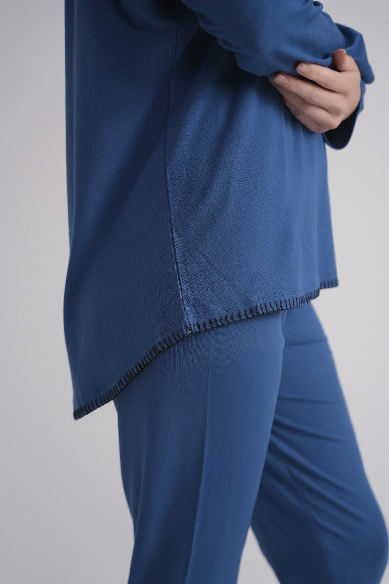 Blanket Stitch Pajams MOOD + ELLWI