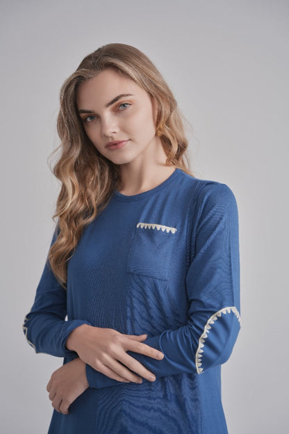 Ecru Stitch Nursing Nightgown MOOD + ELLWI