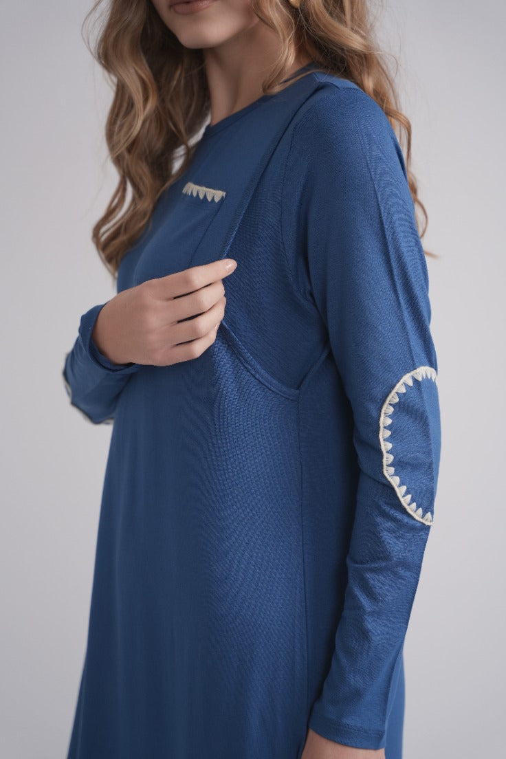 Ecru Stitch Nursing Nightgown MOOD + ELLWI
