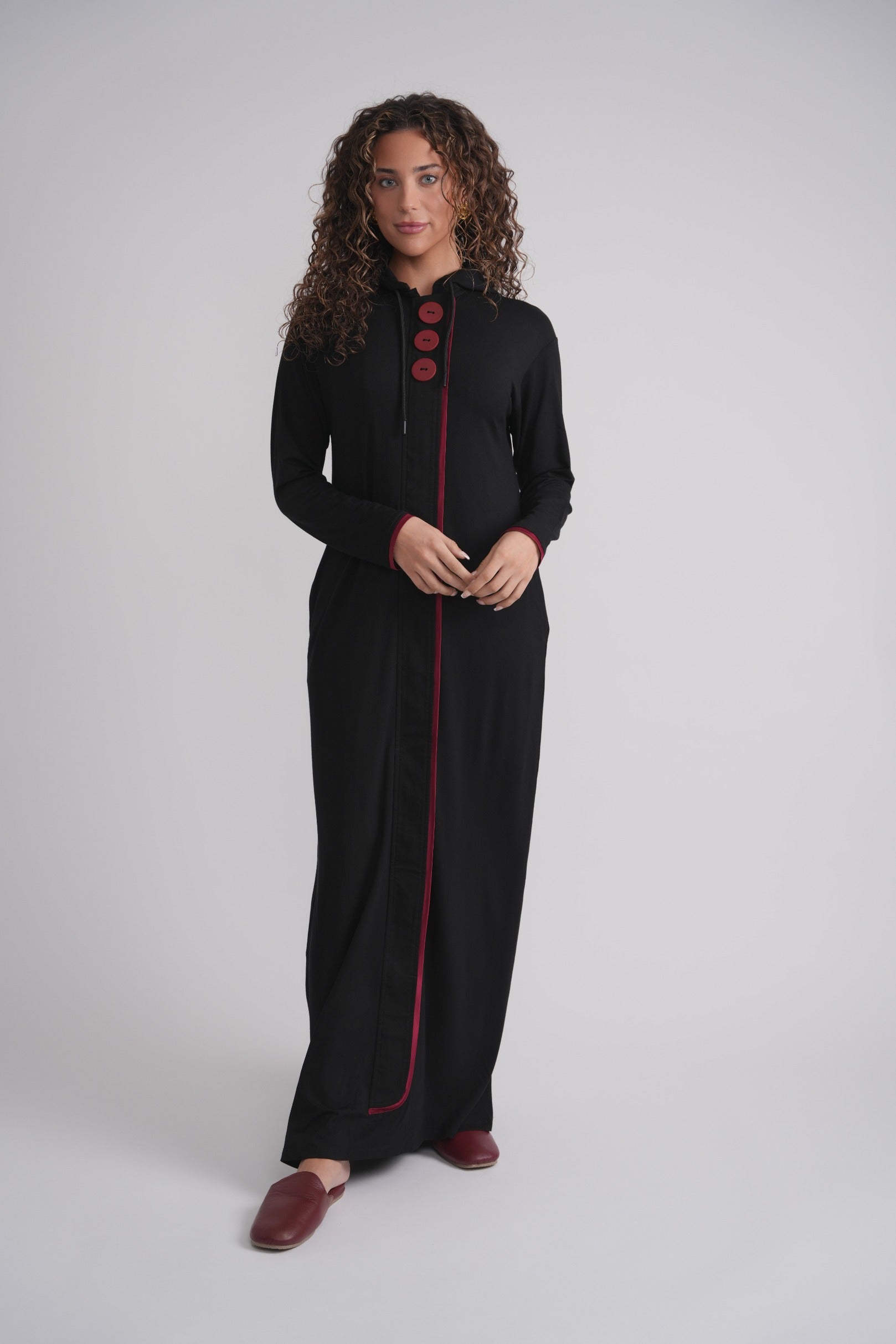 Oversized Button Morning Robe MOOD + ELLWI