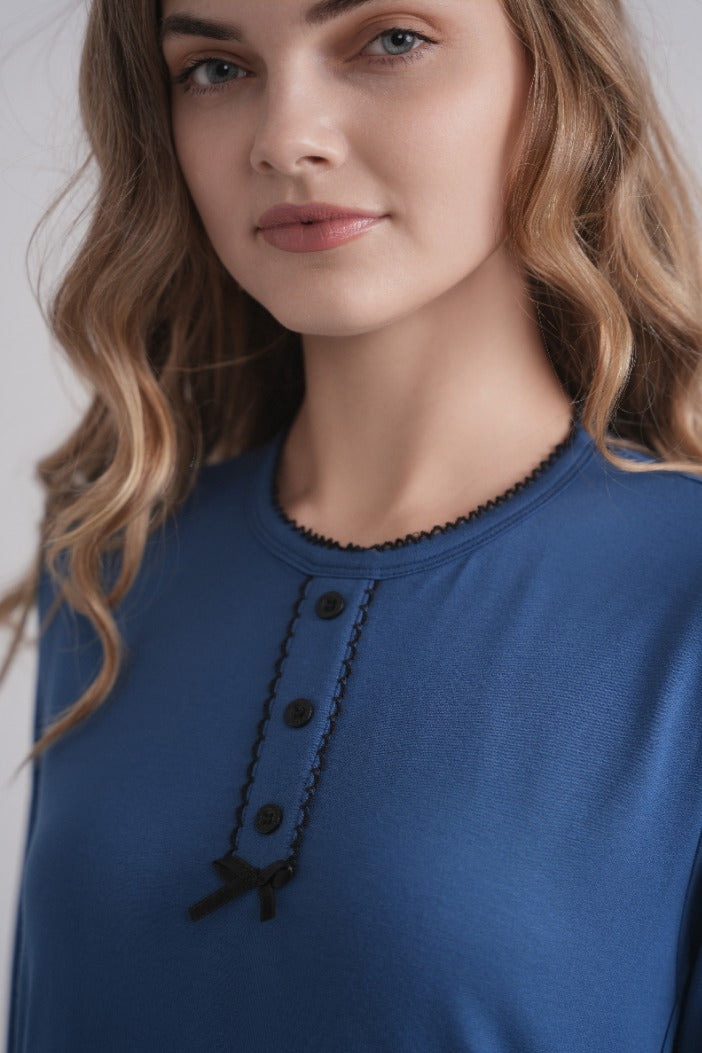 Dainty Trim Nursing Nightgown MOOD + ELLWI