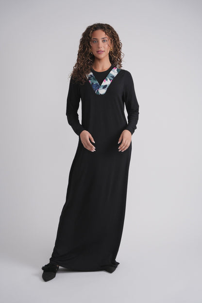 Printed V Nursing Nightgown MOOD + ELLWI