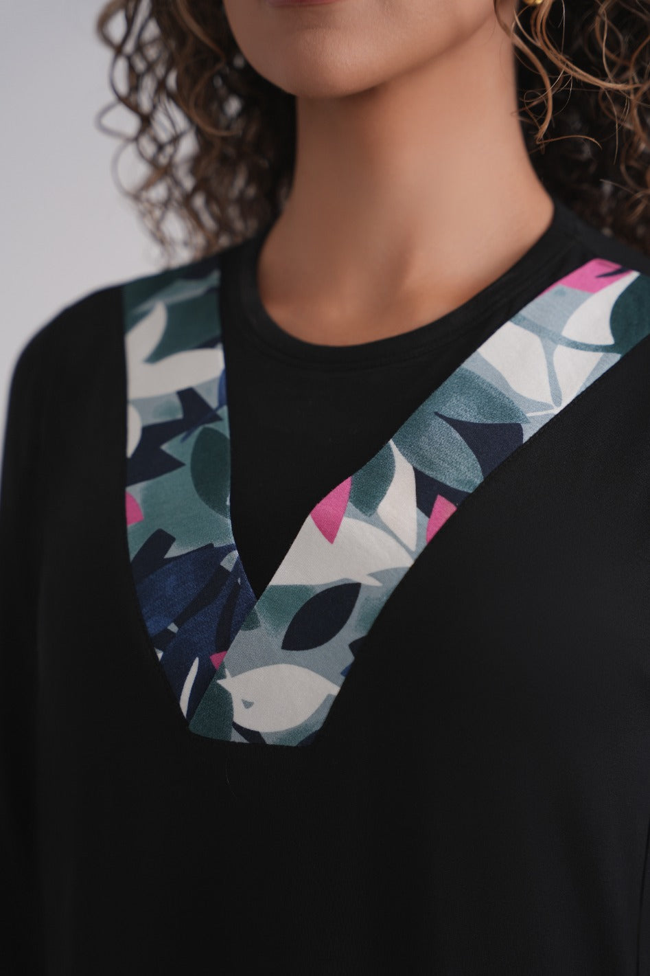 Printed V Nursing Nightgown MOOD + ELLWI