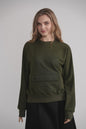 Front Pocket Sweatshirt - Khaki MOOD + ELLWI