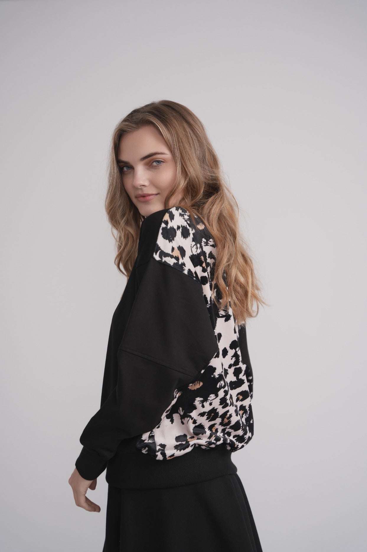 Velour Back Floral Print MOOD + ELLWI
