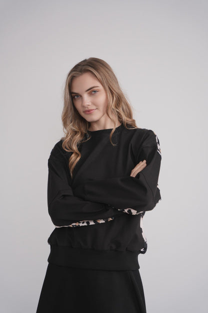 Velour Back Floral Print MOOD + ELLWI
