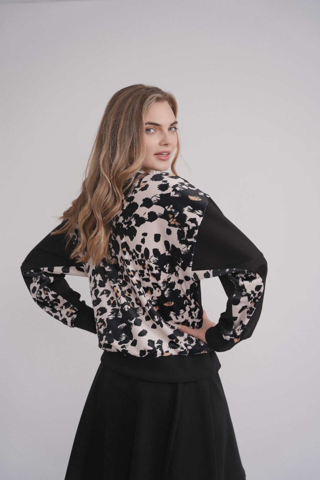 Velour Back Floral Print MOOD + ELLWI