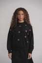Floral Embroidered Sweatshirt MOOD + ELLWI