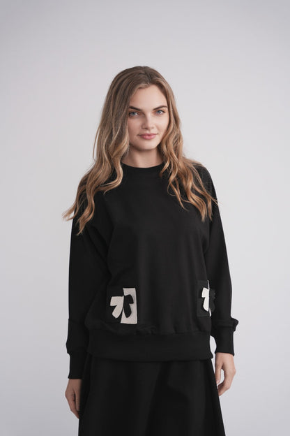 Knitted Pocket Sweatshirt MOOD + ELLWI
