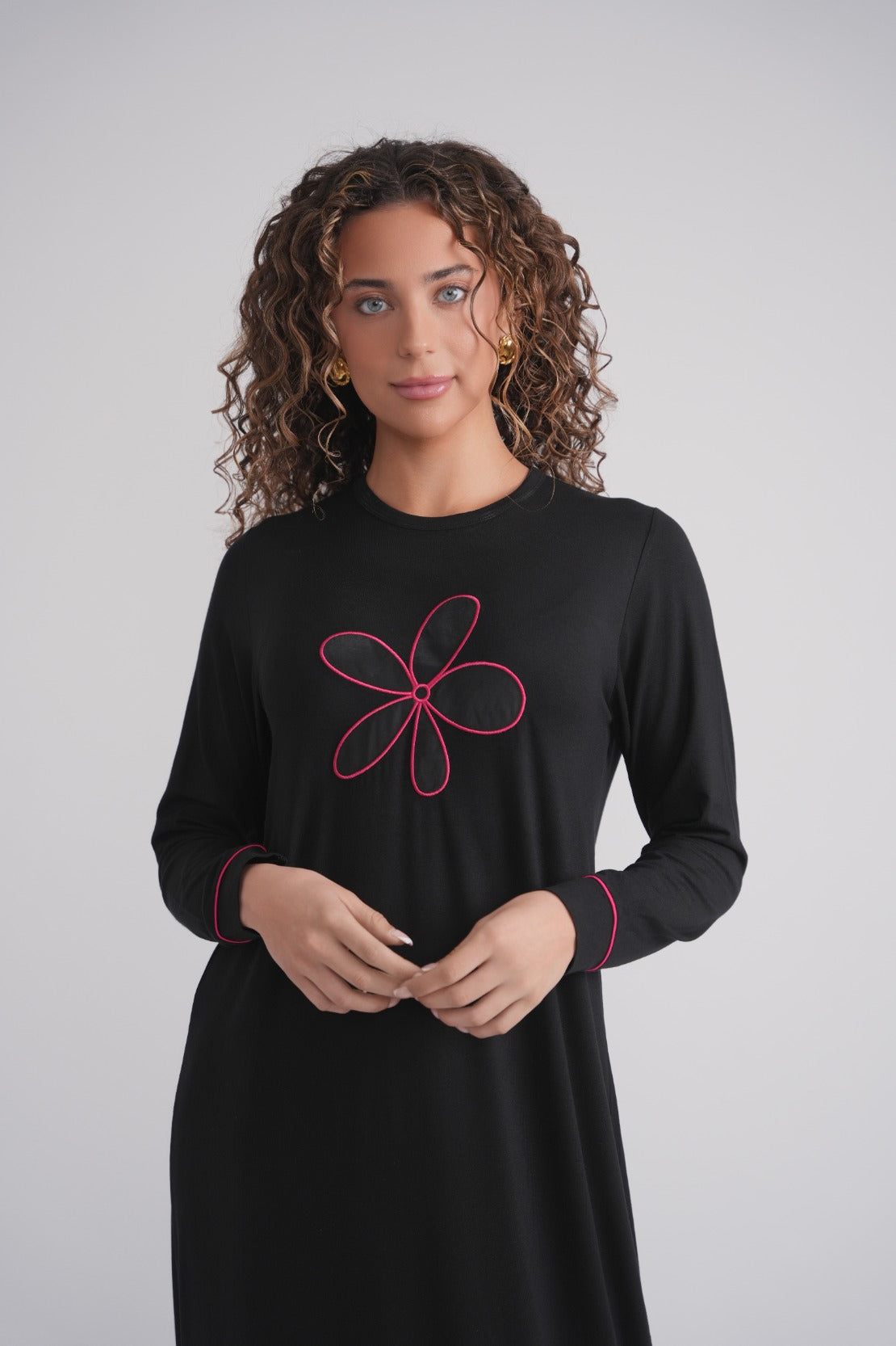 Embroidered Flower Pajamas MOOD + ELLWI