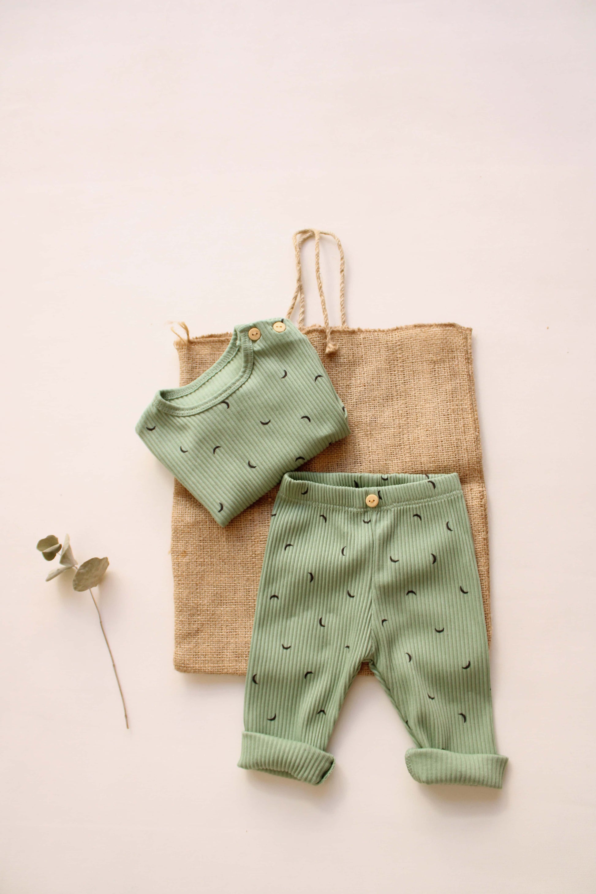 Green Moon 2 Piece Set Honey and Hive