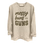 Messy Buns and Guns Shield Republic