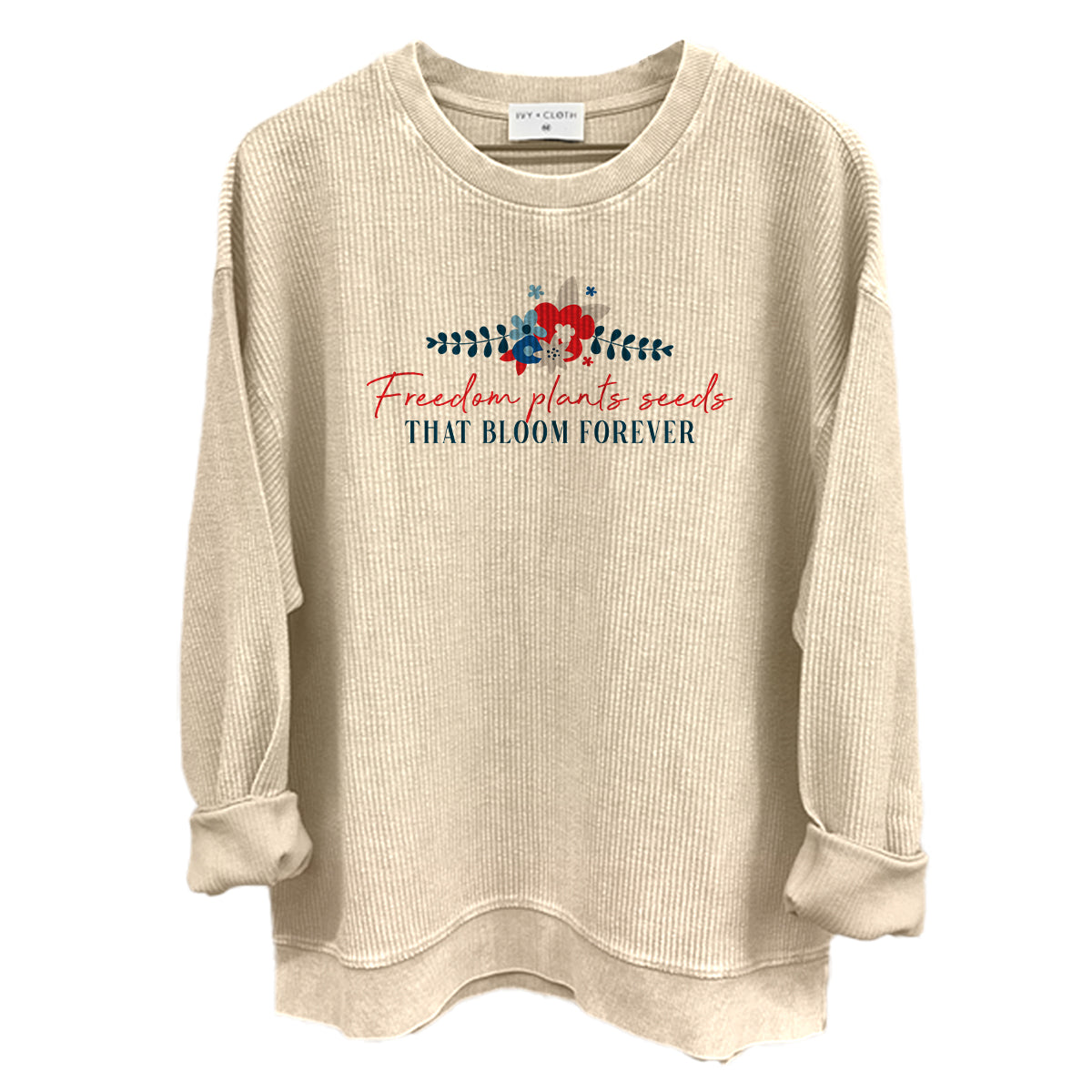 Freedom Plants Seeds That Bloom Forever (Front) Shield Republic
