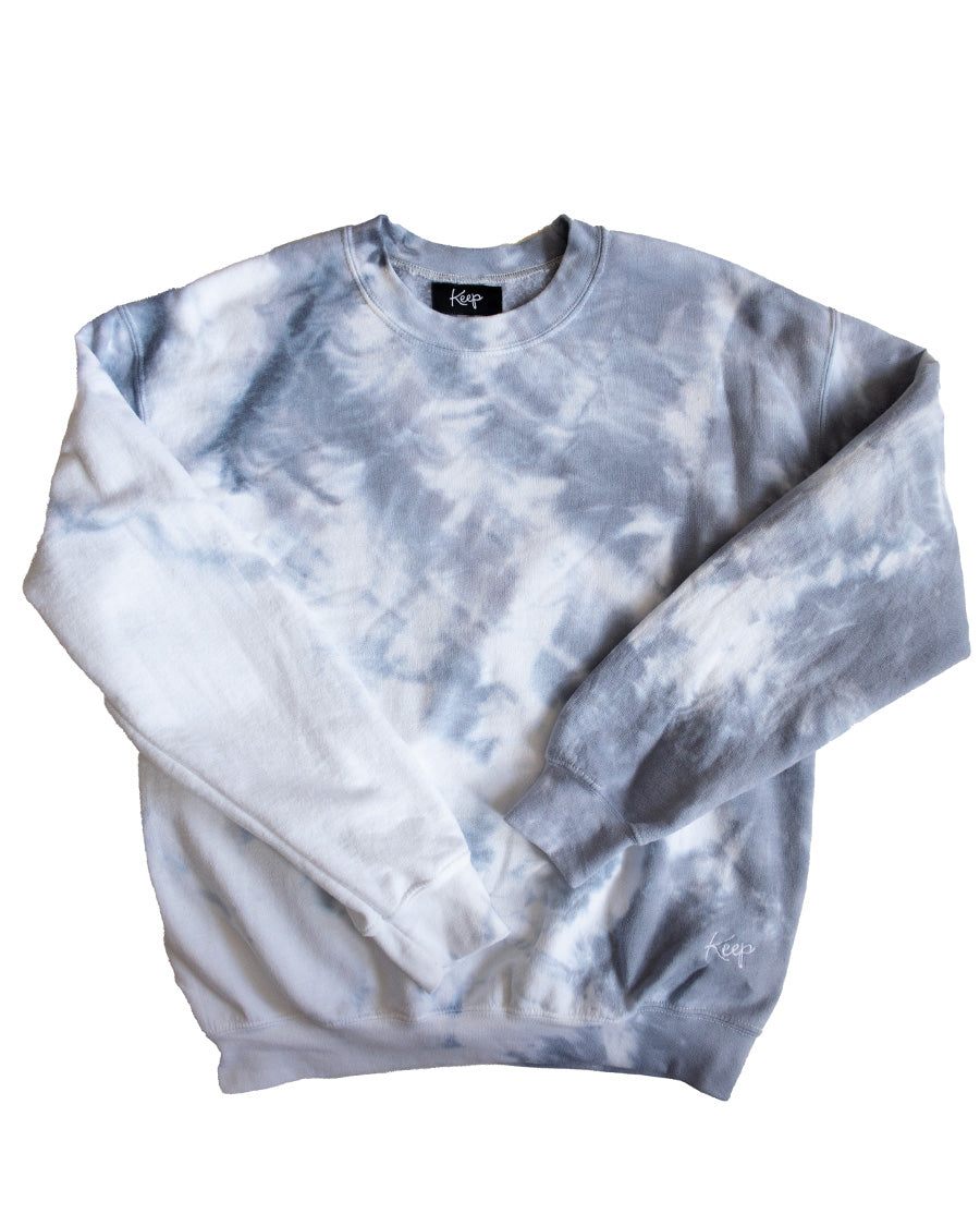 HAND DYED SWEATSHIRT Morning Fog Keep Company