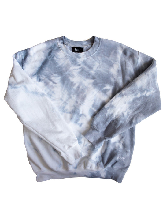 HAND DYED SWEATSHIRT Morning Fog Keep Company