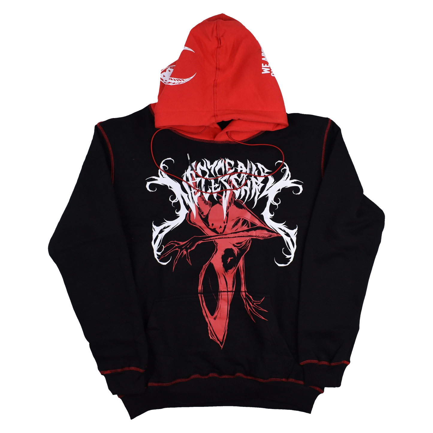 Mosh Pit Pullover Hoodie Black