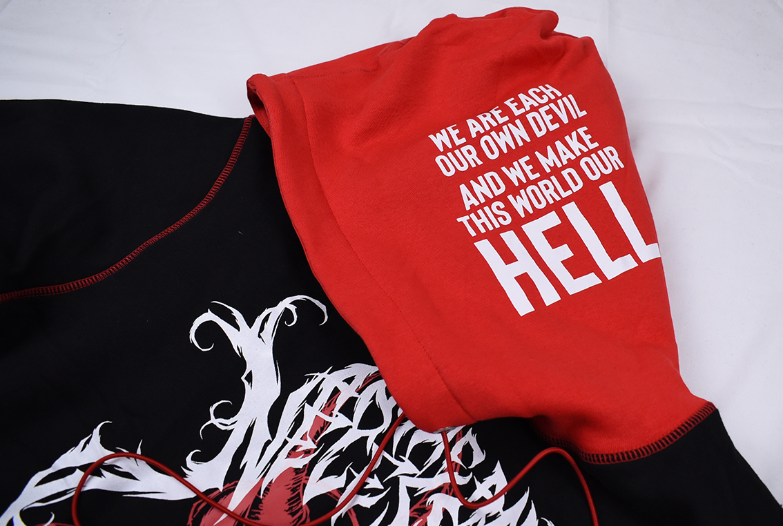 Mosh Pit Pullover Hoodie Black