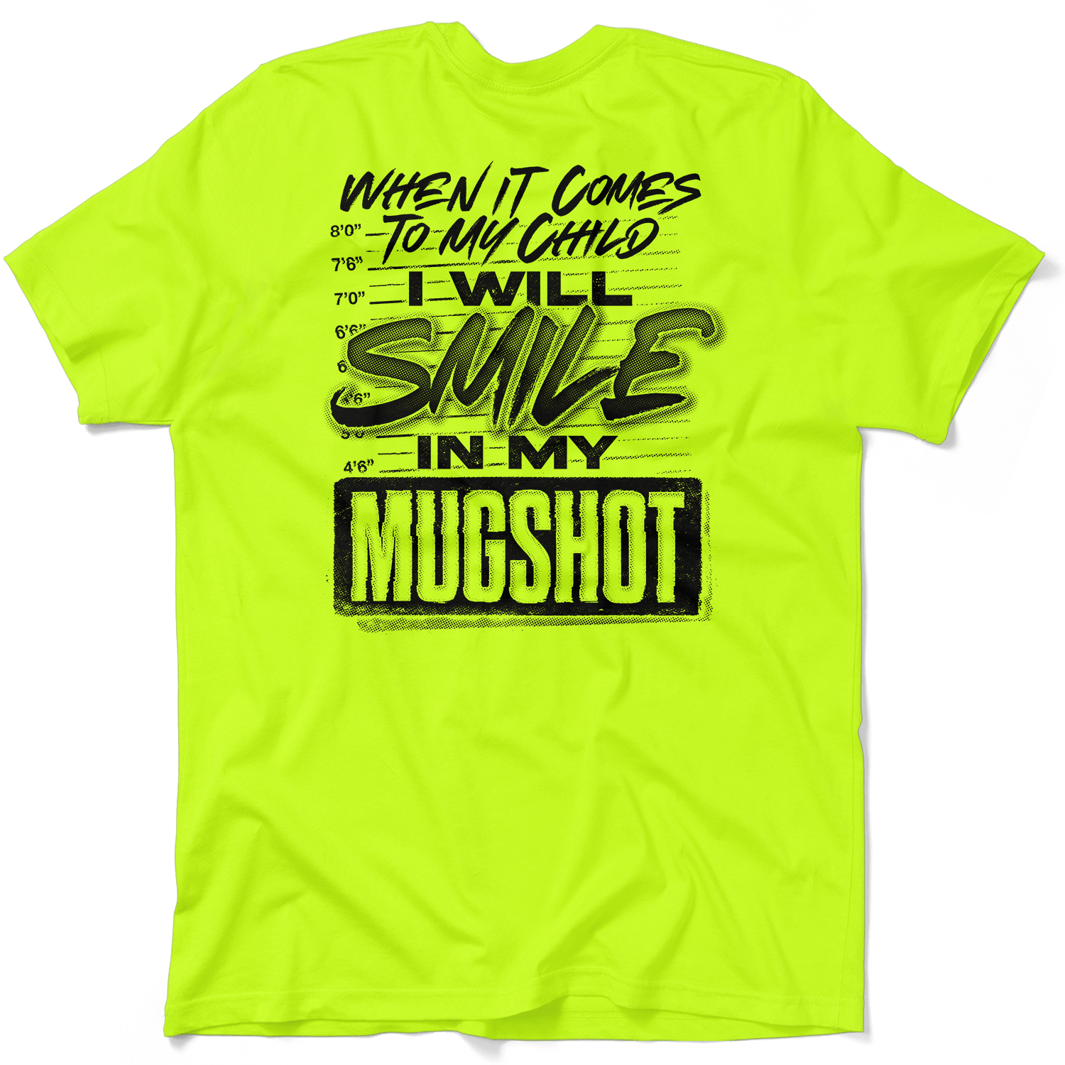 Mugshot - Safety Yellow T-Shirt Armed American Supply