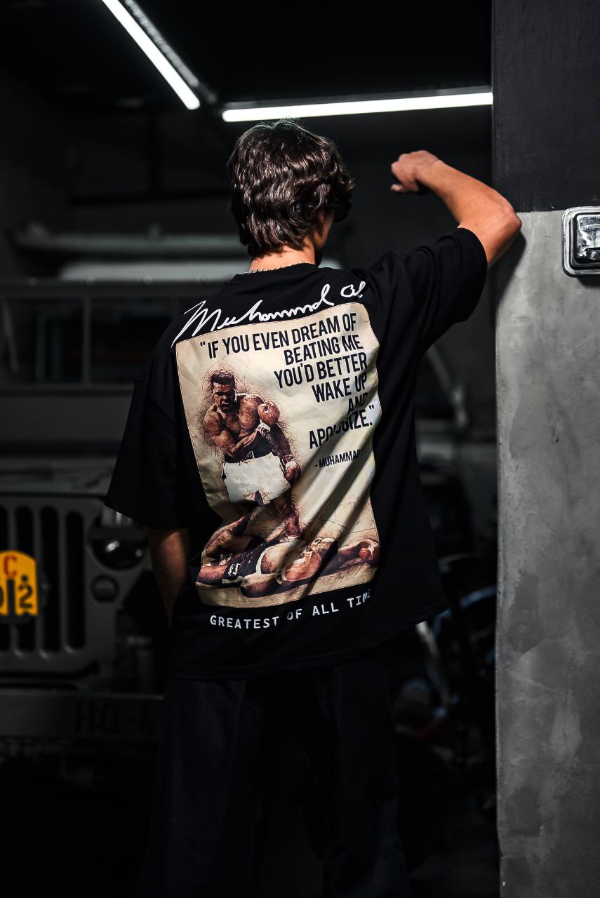 Muhammad Ali Graphic Cotton T-Shirt – Greatest of All Time Withinblack