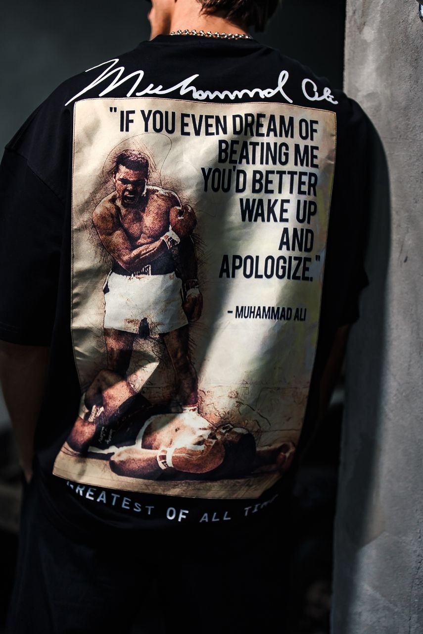 Muhammad Ali Graphic Cotton T-Shirt – Greatest of All Time Withinblack