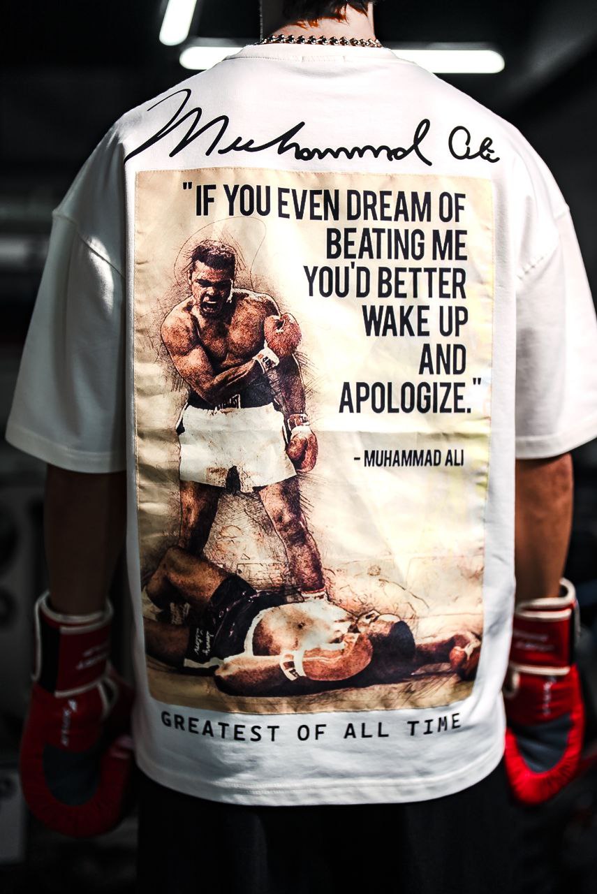 Muhammad Ali Graphic Cotton T-Shirt – Greatest of All Time Withinblack