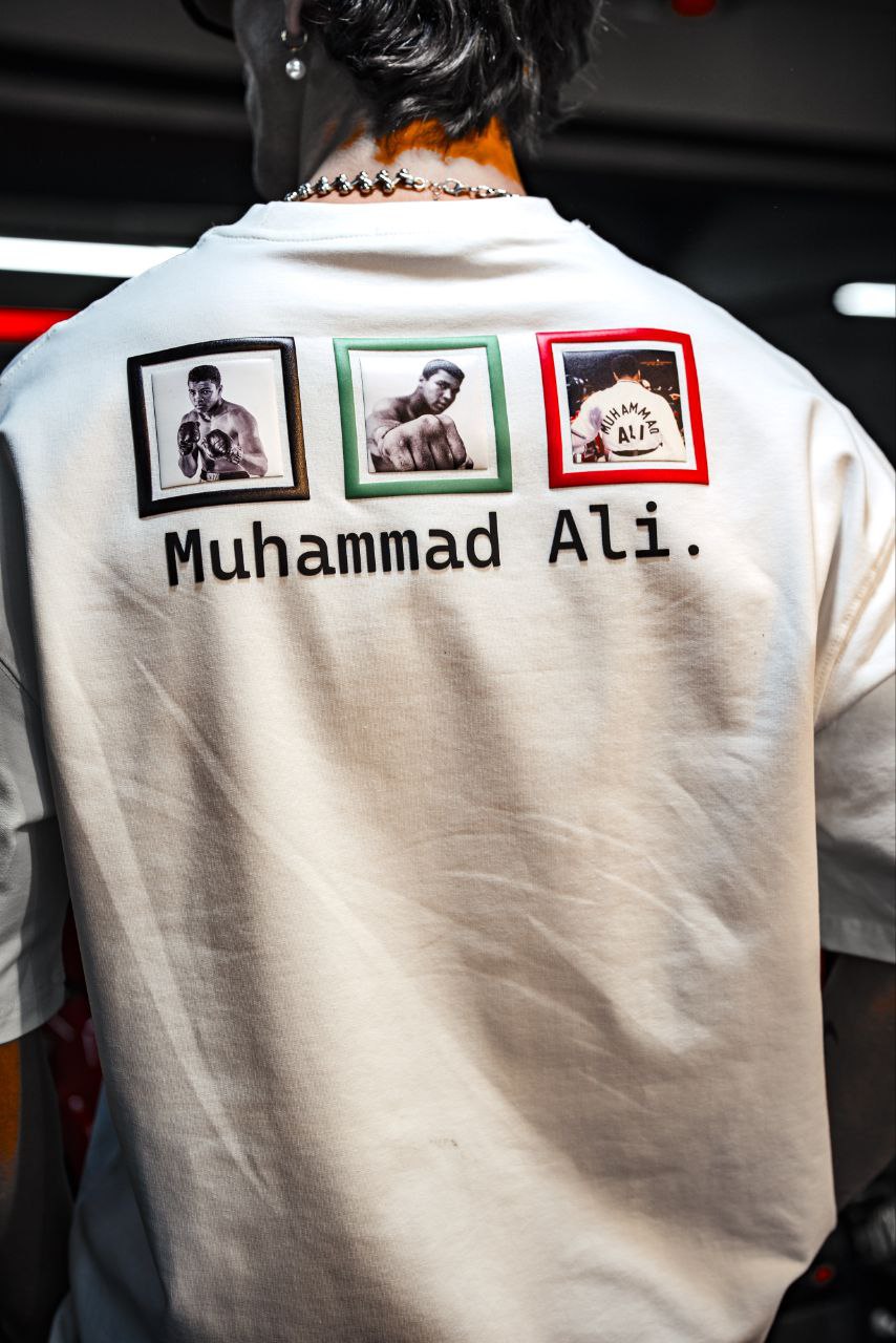 Muhammad Ali Oversized T-Shirt | Vintage Boxing Legend Graphic Tee Withinblack