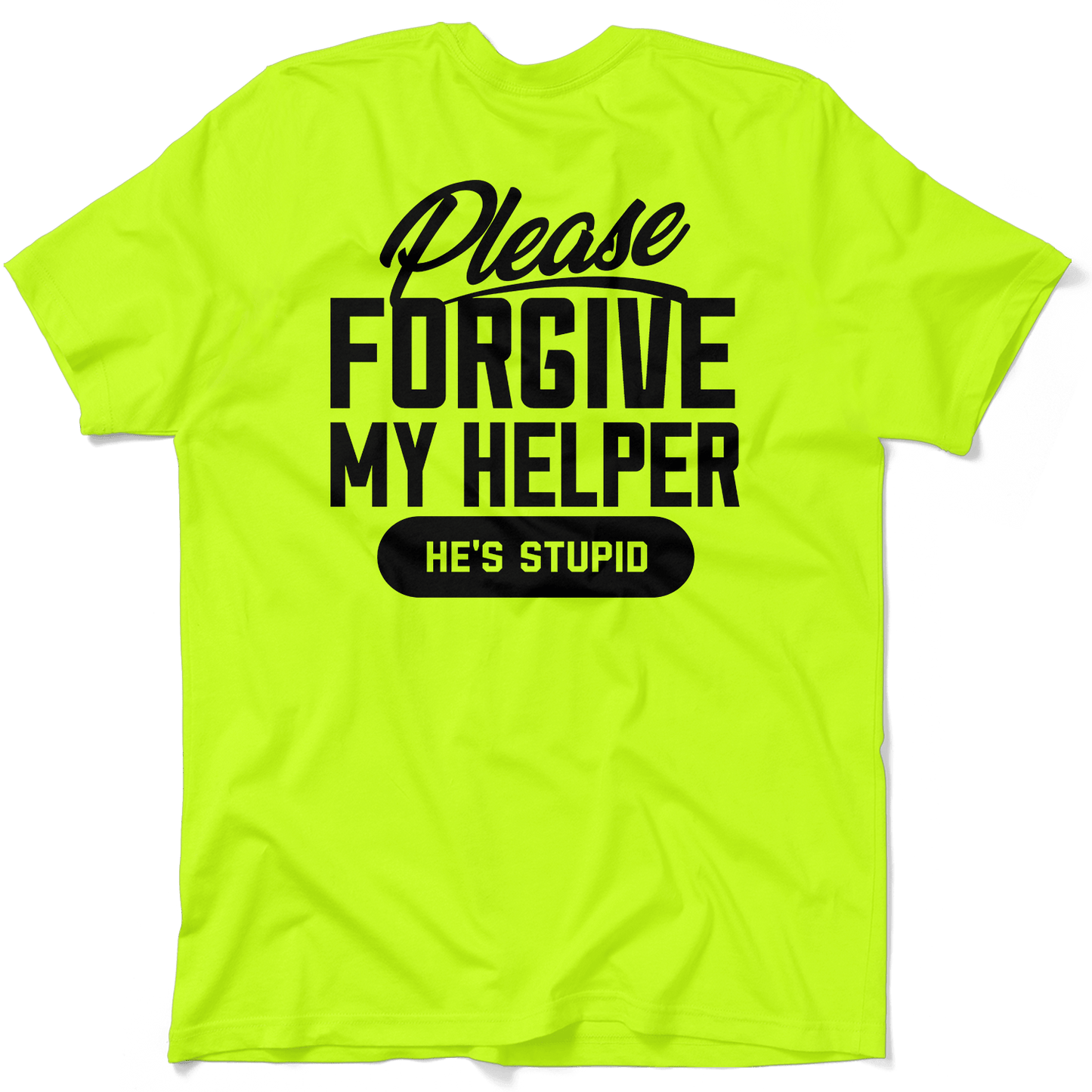 My Helper - Safety Yellow T-Shirt Armed American Supply