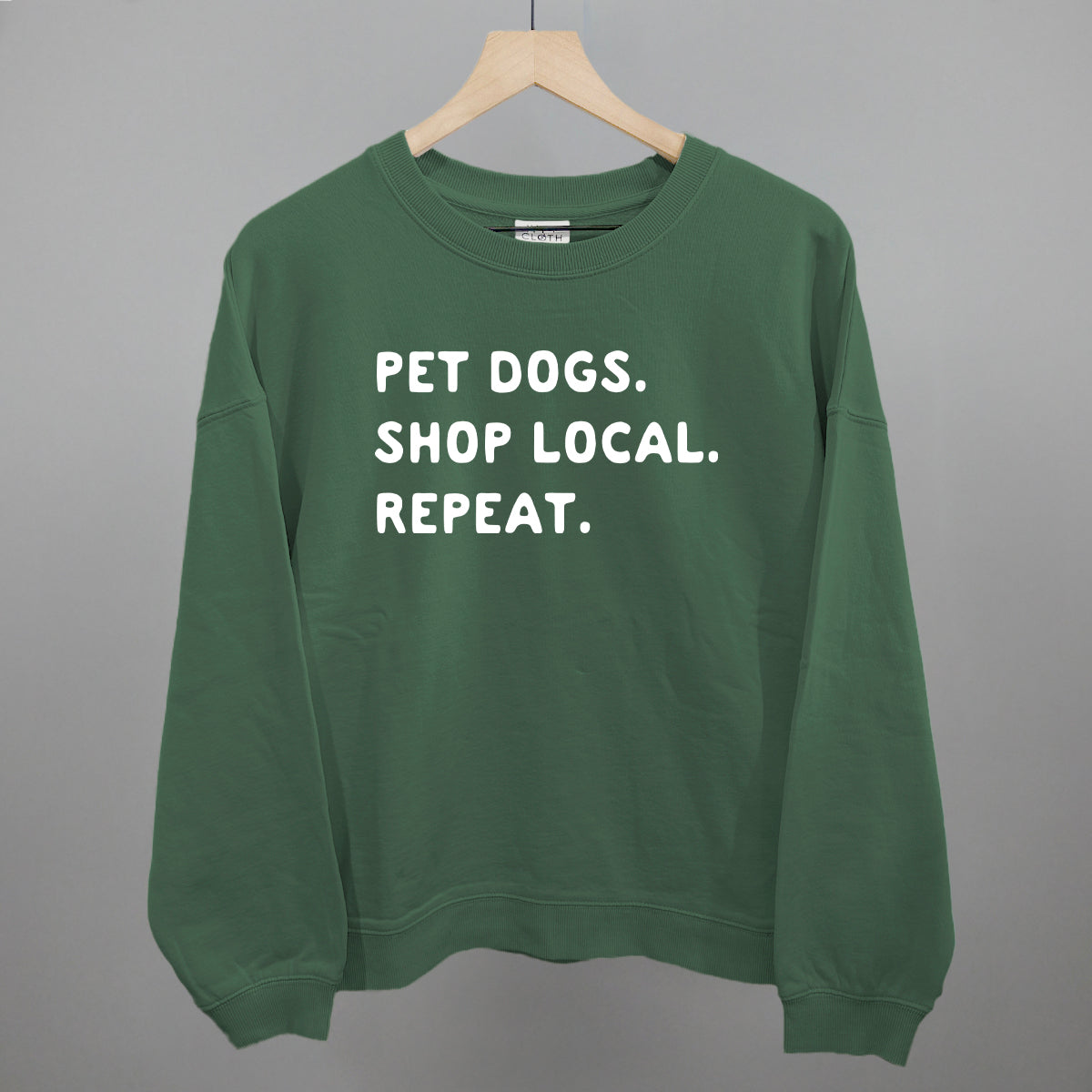 Pet Dogs. Shop Local. Repeat. Ivy + Cloth