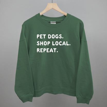 Pet Dogs. Shop Local. Repeat. Ivy + Cloth