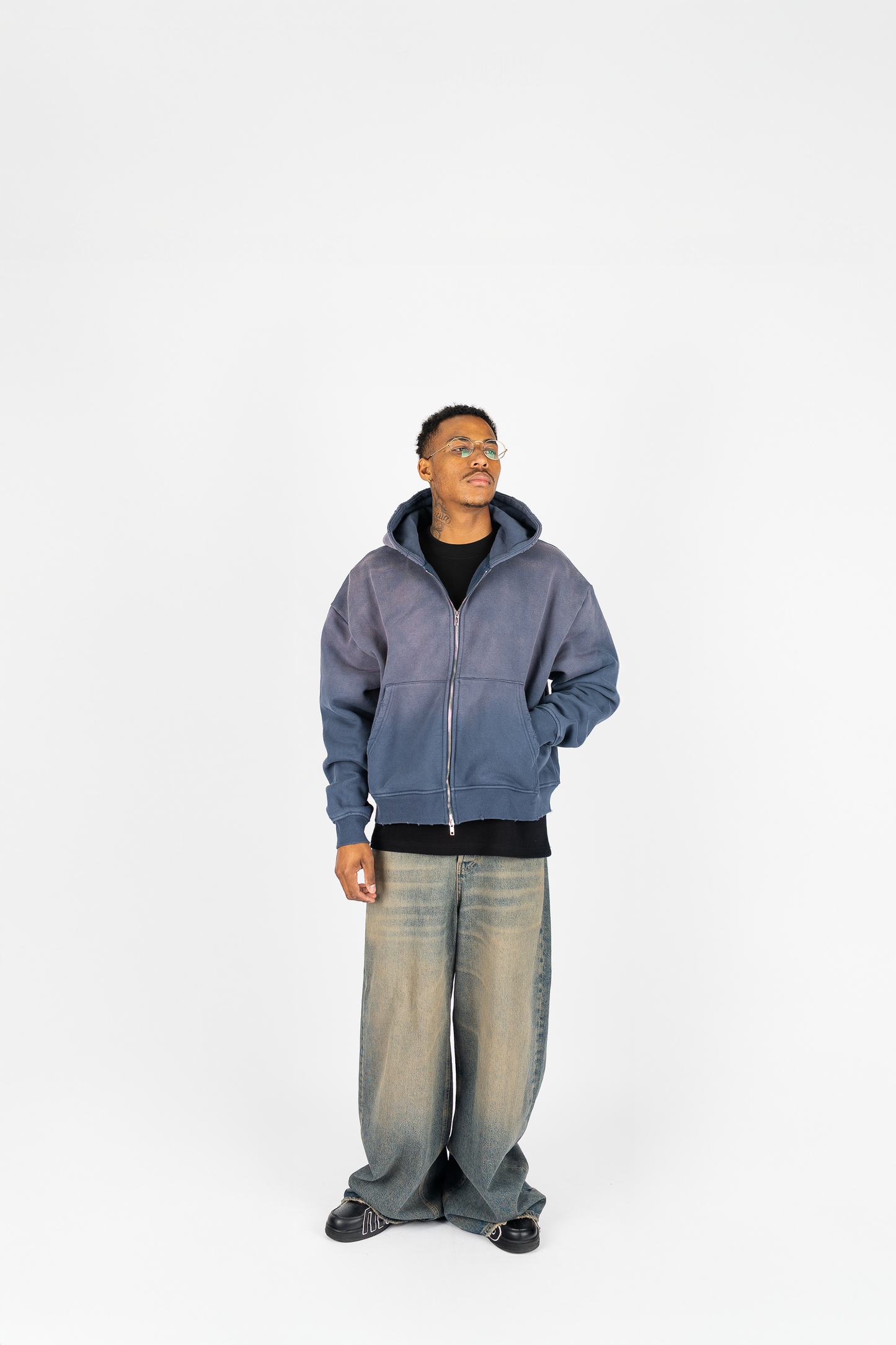 Weathered Zip Up Superline