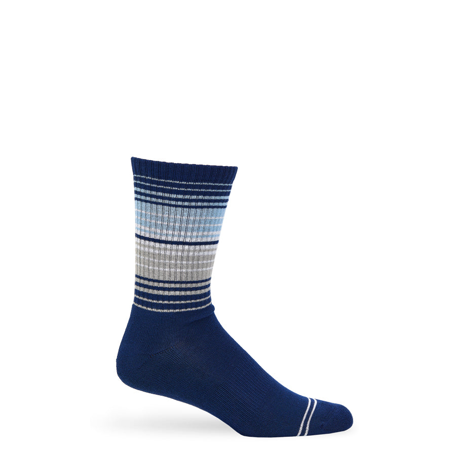 Navy Ombre Stripe Casual Crew DeadSoxy