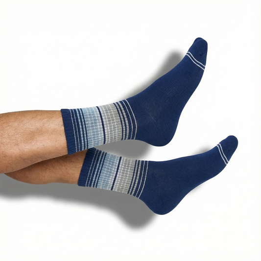 Navy Ombre Stripe Casual Crew DeadSoxy