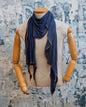 Navy Snuggles Scarf Late Sunday Afternoon