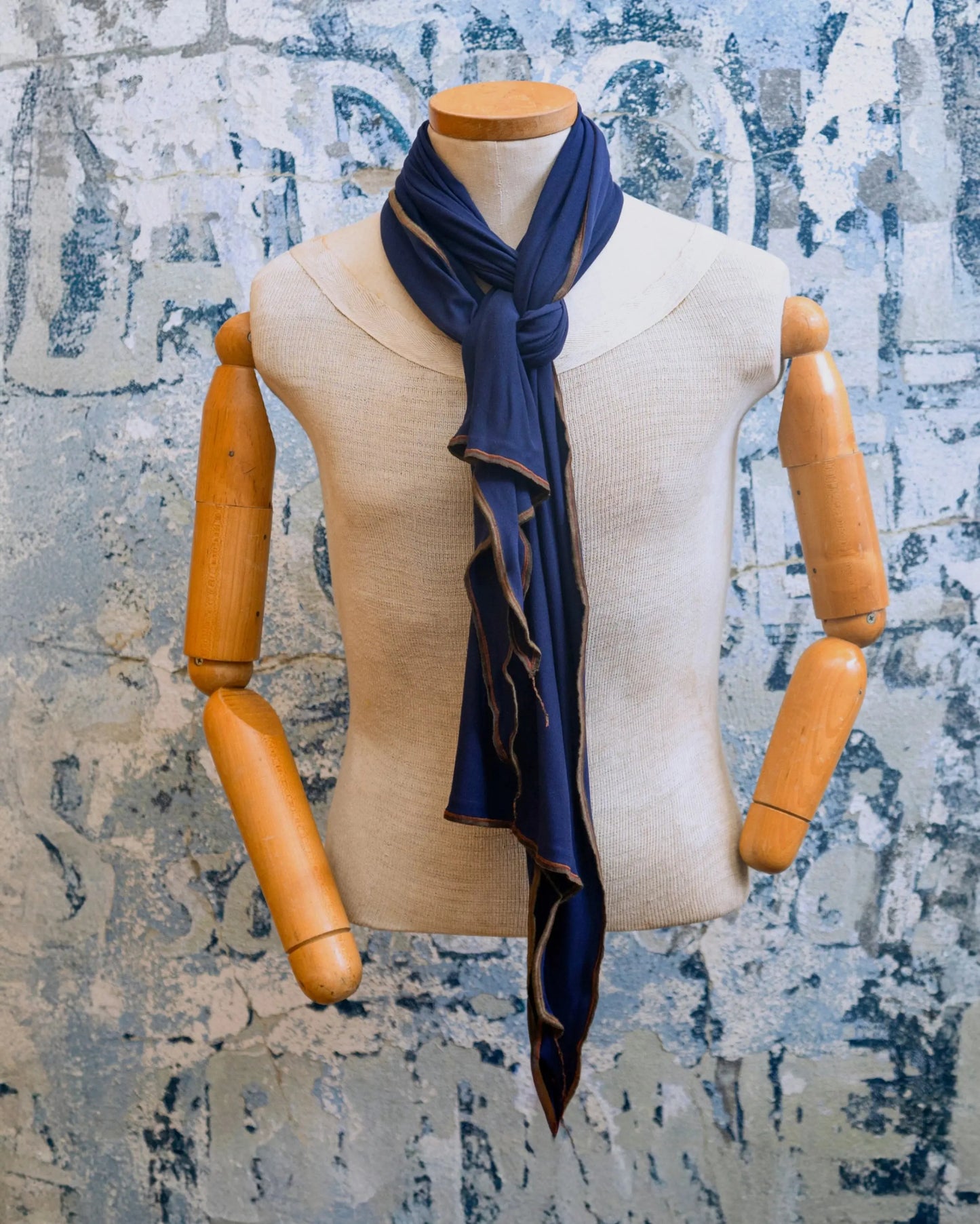 Navy Snuggles Scarf Late Sunday Afternoon