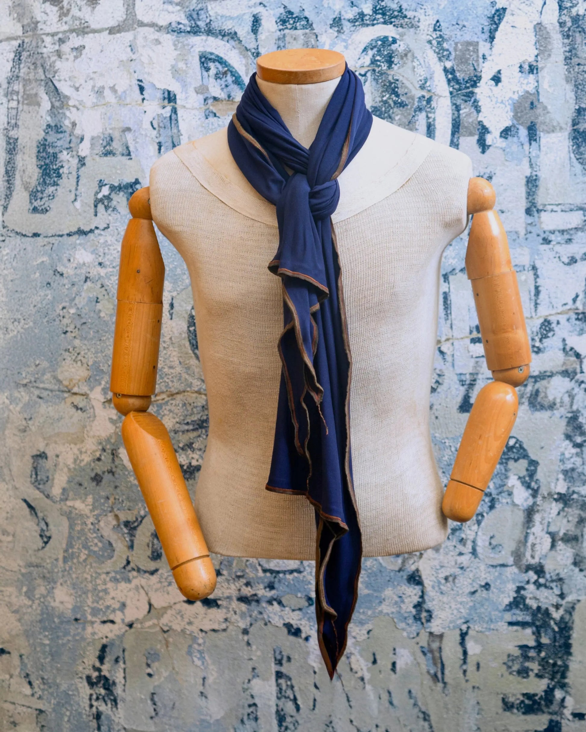 Navy Snuggles Scarf Late Sunday Afternoon