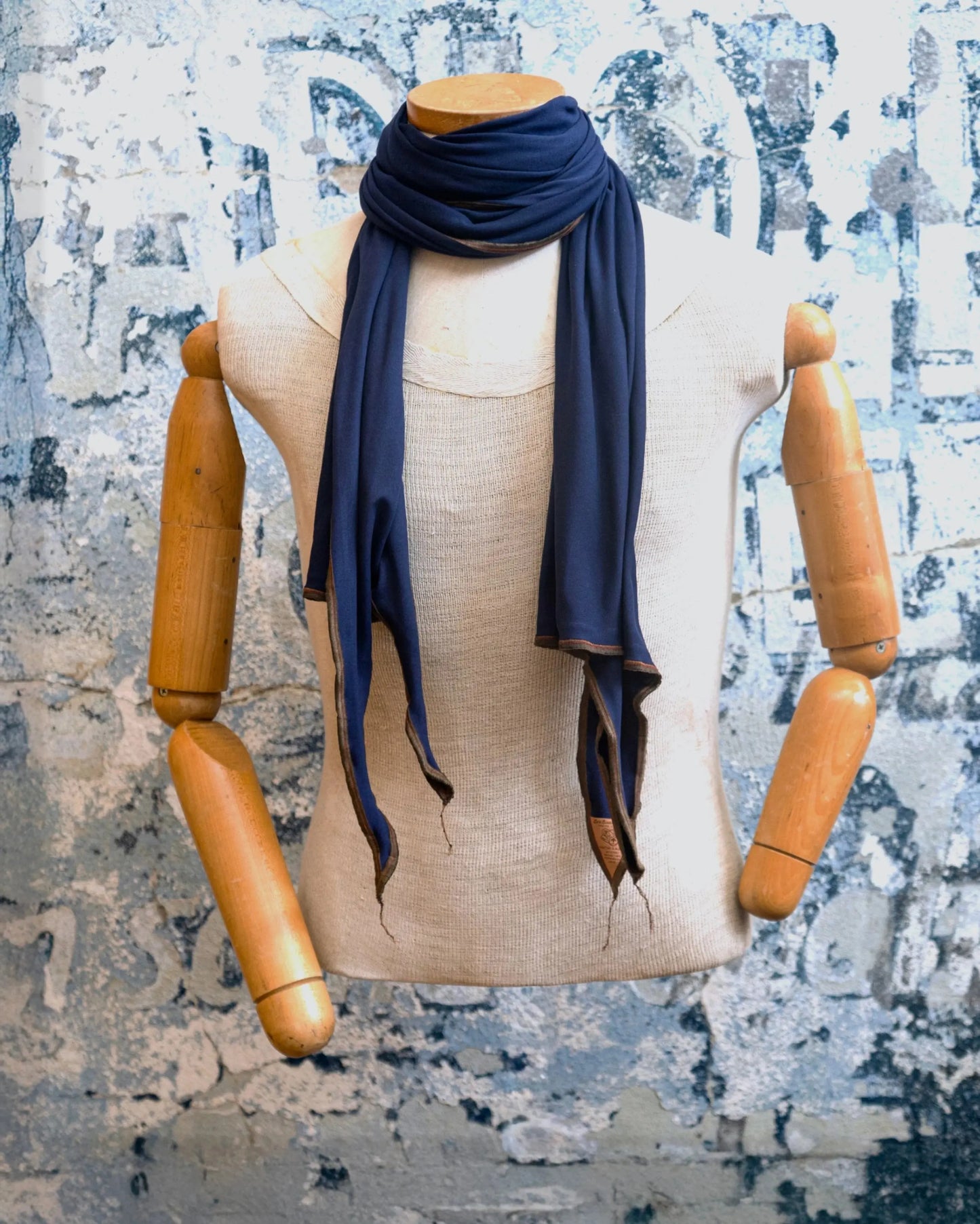 Navy Snuggles Scarf Late Sunday Afternoon