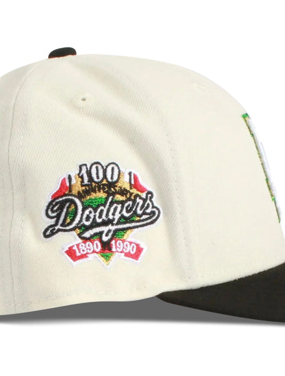 New Era 5950 La Dodgers "100Th Anniversary" Hat Denim Exchange