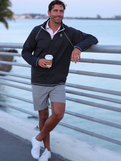 New Harbor Quarter Zip Effortless Comfort White Water Life