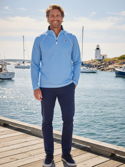 New Harbor Quarter Zip Effortless Comfort White Water Life